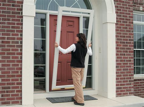 Storm door installation lowepercent27s - The average homeowner spends around $450 to install a mid-view door with some minor upgrades. At the low end, some people spend as little as $230 on a basic storm door with no upgrades and installation included. At the high end of the price range, you may spend up to $1,500 on a set of double storm doors with full glass and basic security ...